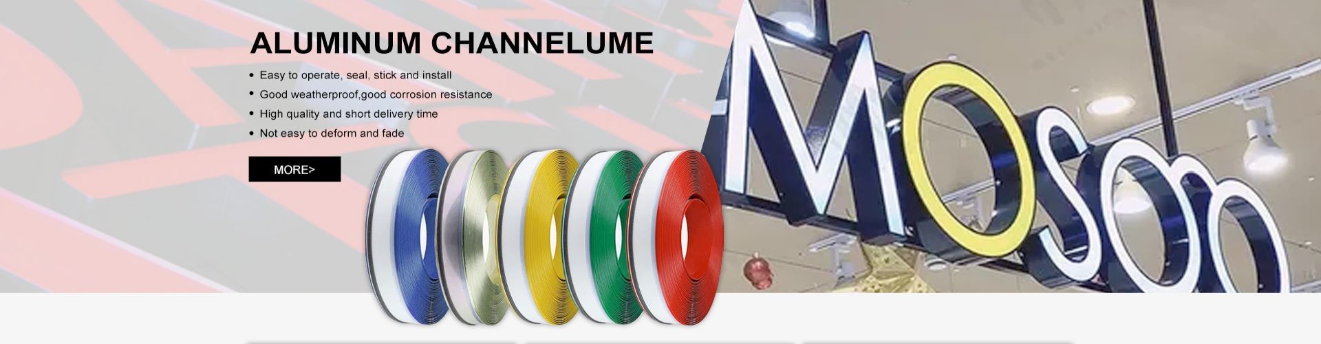 qualité Couvercle de garniture en aluminium pour les lettres de chaîne usine