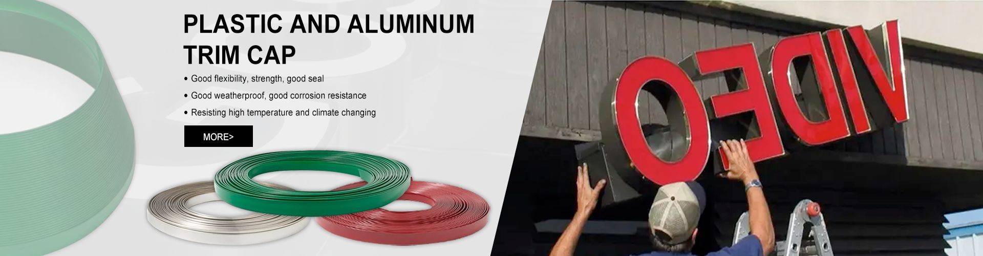 qualité Couvercle de garniture en aluminium pour les lettres de chaîne usine