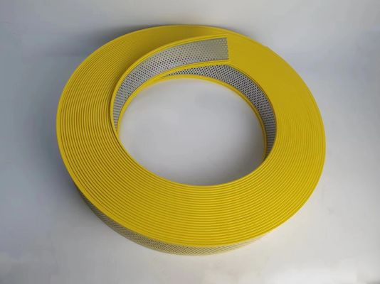 Lettre de canal en aluminium jaune Trim 0,33 mm Épaisseur 25m-33,33m Trim Cap Roll