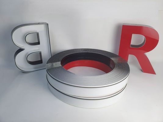 Ruloir de 30 m en aluminium blanc rouge pour les lettres de chaîne