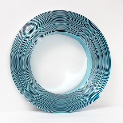 900 mm en aluminium, bobine de courrier, boîte de bord bleue, étiquette personnalisée