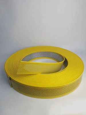 Coupe en caoutchouc en aluminium coupe en caoutchouc large sélection de couleurs jaunes facile à plier bordure de lettre de canal