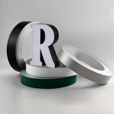 6cm large courrier Trim Cap enduit en aluminium courrier de canal Trim