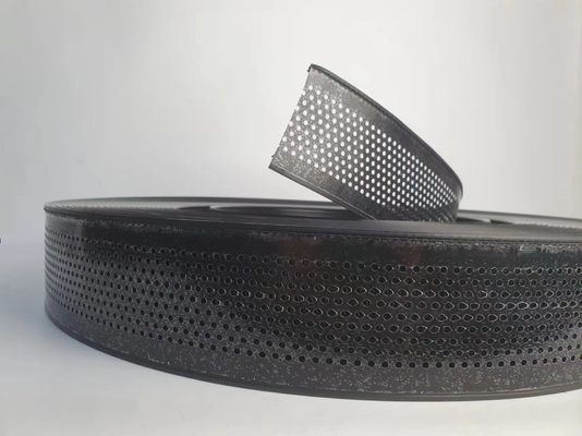 Cap en aluminium en plastique noir 6 cm large Cap en aluminium en plastique courbé à la main