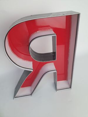 Ruloir de 30 m en aluminium blanc rouge pour les lettres de chaîne