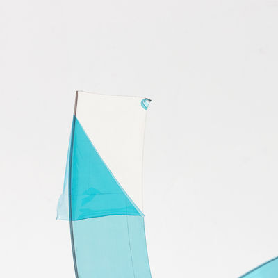 900 mm en aluminium, bobine de courrier, boîte de bord bleue, étiquette personnalisée