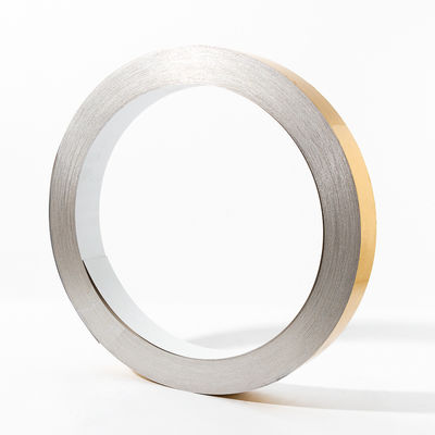 Lettre de canal revêtue de couleur bande d'aluminium bande de bord de mot bande plane bobine sans bord plié