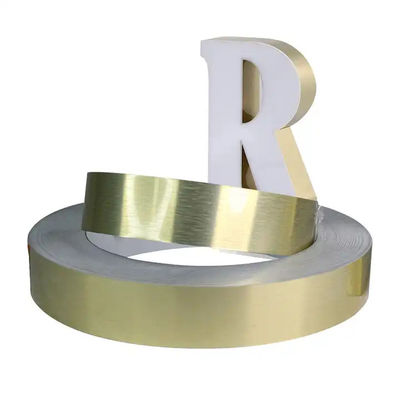 Coils de canaux en aluminium de bronze pour solutions de signalisation de lettres de canaux