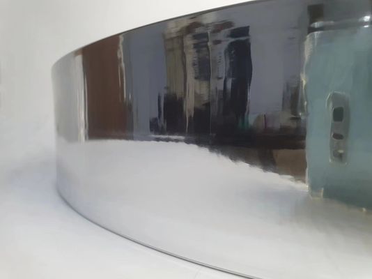 Haute dureté de l'aluminium en aluminium avec finition en argent miroir et bobine en alliage d'aluminium