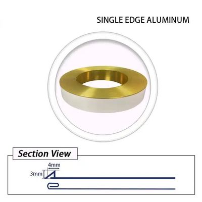 Profiles de garniture en aluminium polyvalents Cap en aluminium pour affichage extérieur