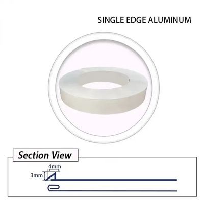 Applications d'affichage de la chapeau de coupure de la lettre du canal de mariage en aluminium plat