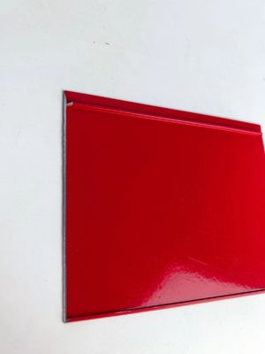Profiles de garniture en aluminium rouge Signalisation LED Pour les profils de canaux en aluminium