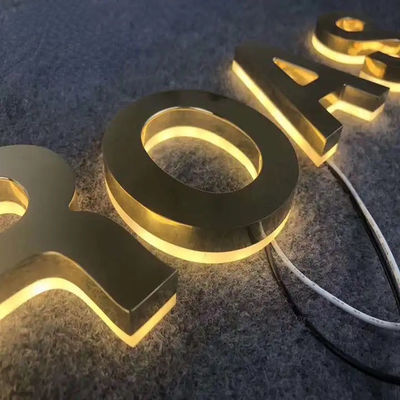 Économies d'énergie Signes de lettres de chaîne LED 12VDC Outdoor Led Letters Illumination