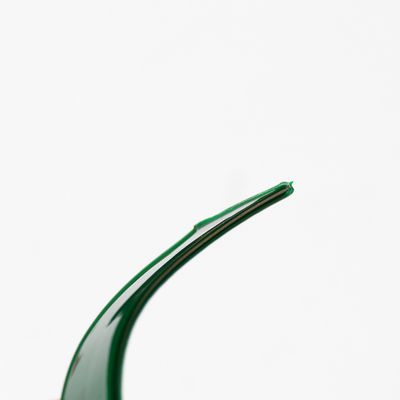 10 rouleaux par carton Cap en plastique à garniture Verte bordure de la lettre du canal flexible